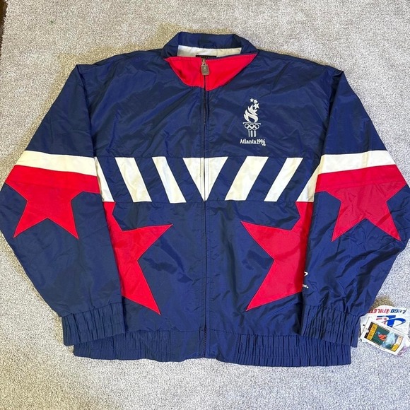 LOGO 7 Other - Vintage 1996 Atlanta Olympics Logo 7 Windbreaker Large Dead Stock